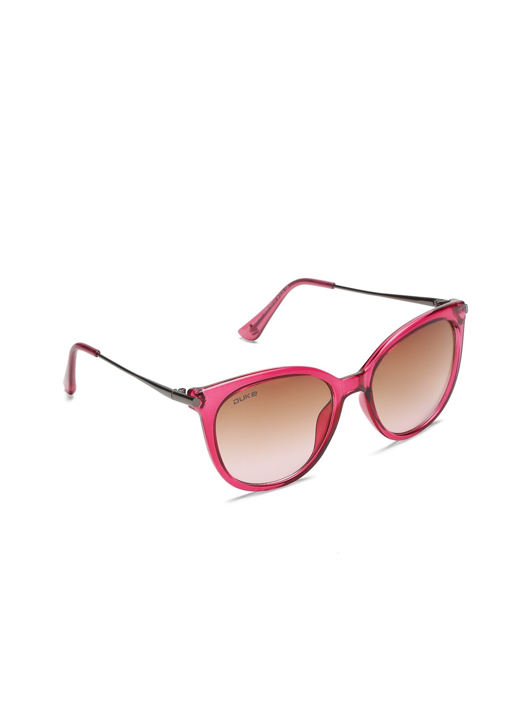 

Duke Full Rim Cateye Sunglasses with UV Protected Lens DUKE-005-C4, Brown