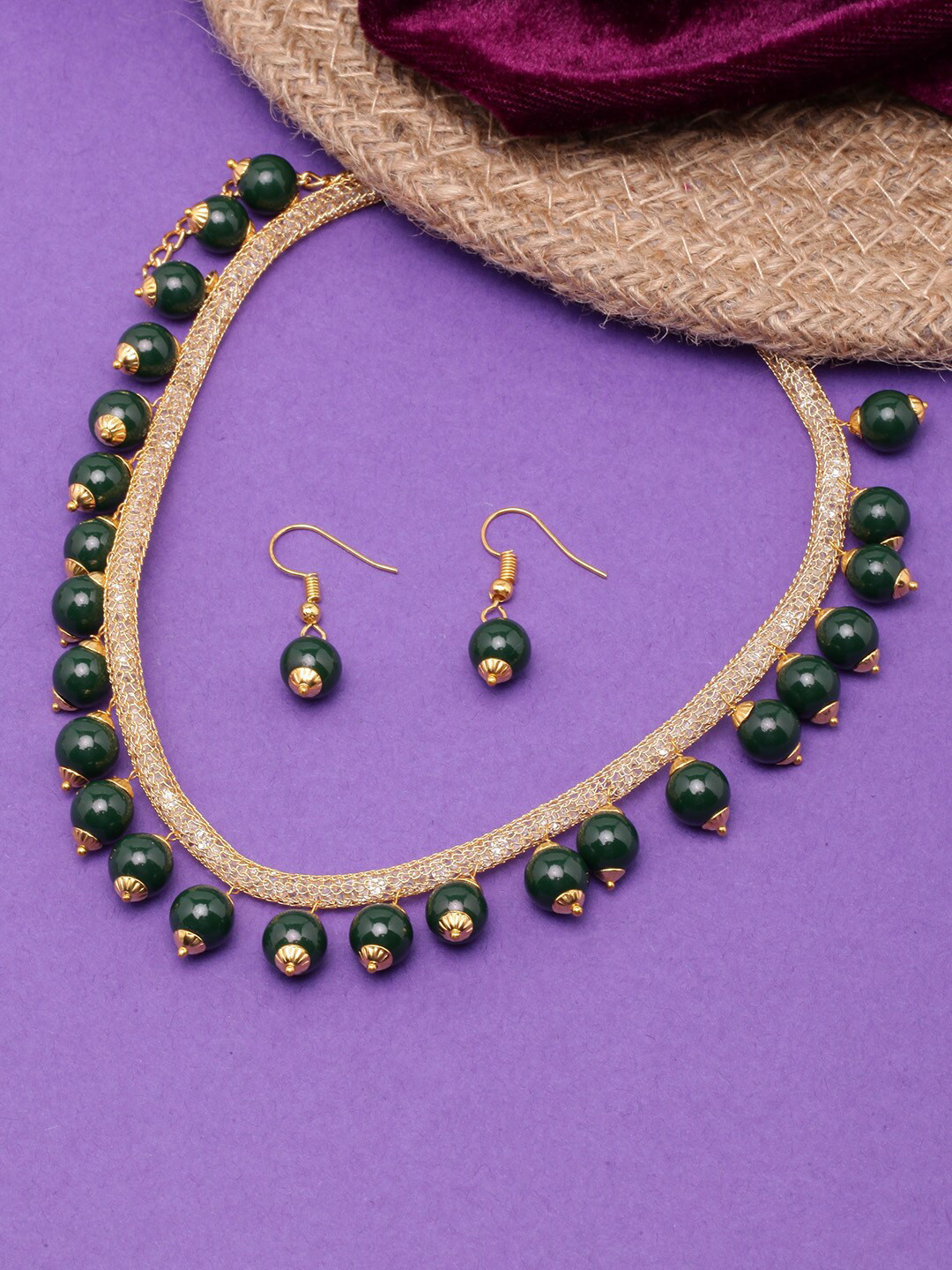 

Anouk Gold-Plated Beaded Jewellery Set