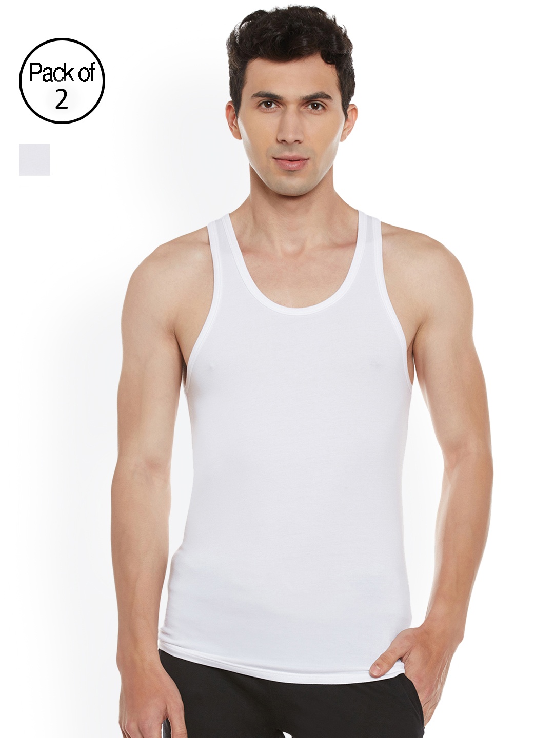 

Calvin Klein Underwear Pack of 2 Innerwear Vests NU8703100, White