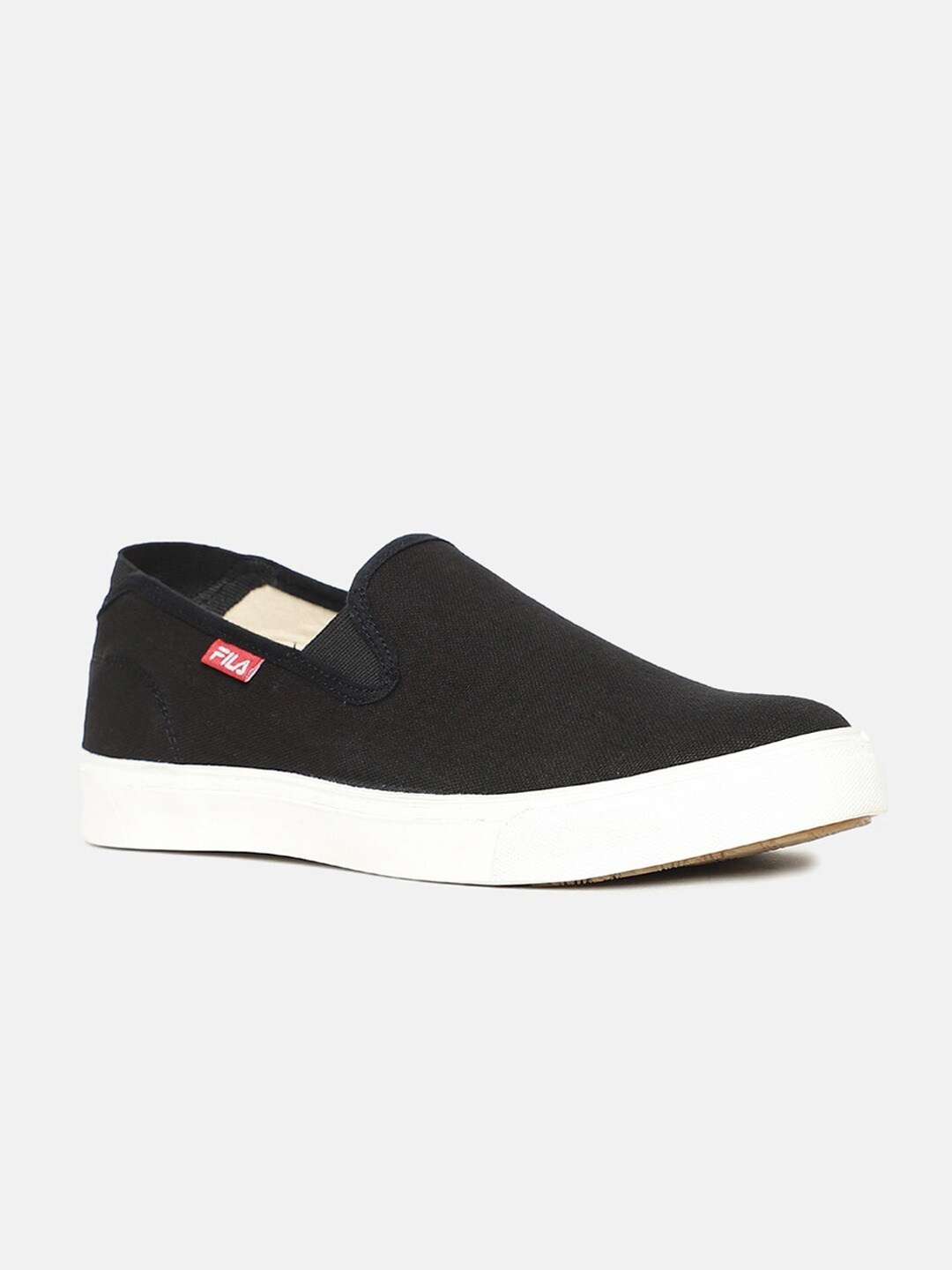 

FILA Men Soft Canvas Non-Marking Walking Shoes, Black