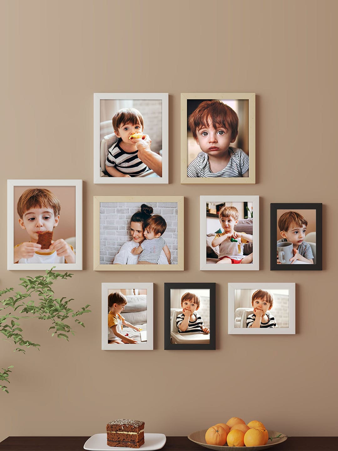 

Art Street Black & Beige 9 Pieces Photo Frames