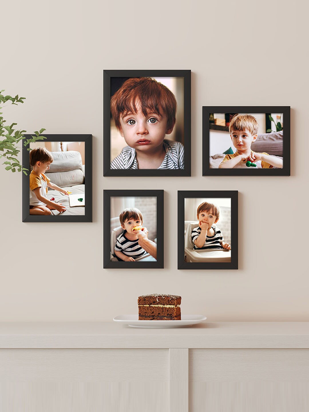 

Art Street Black 5 Pieces Photo Frames