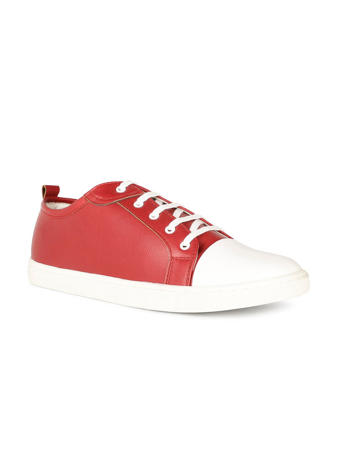 

Bata Men Comfort Insole Leather Sneakers, Red