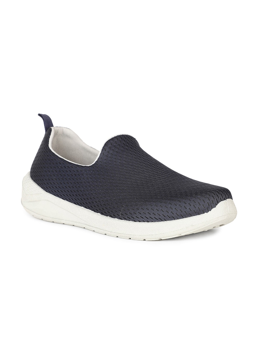 

Bata Men Woven Design Slip-On Sneakers, Navy blue