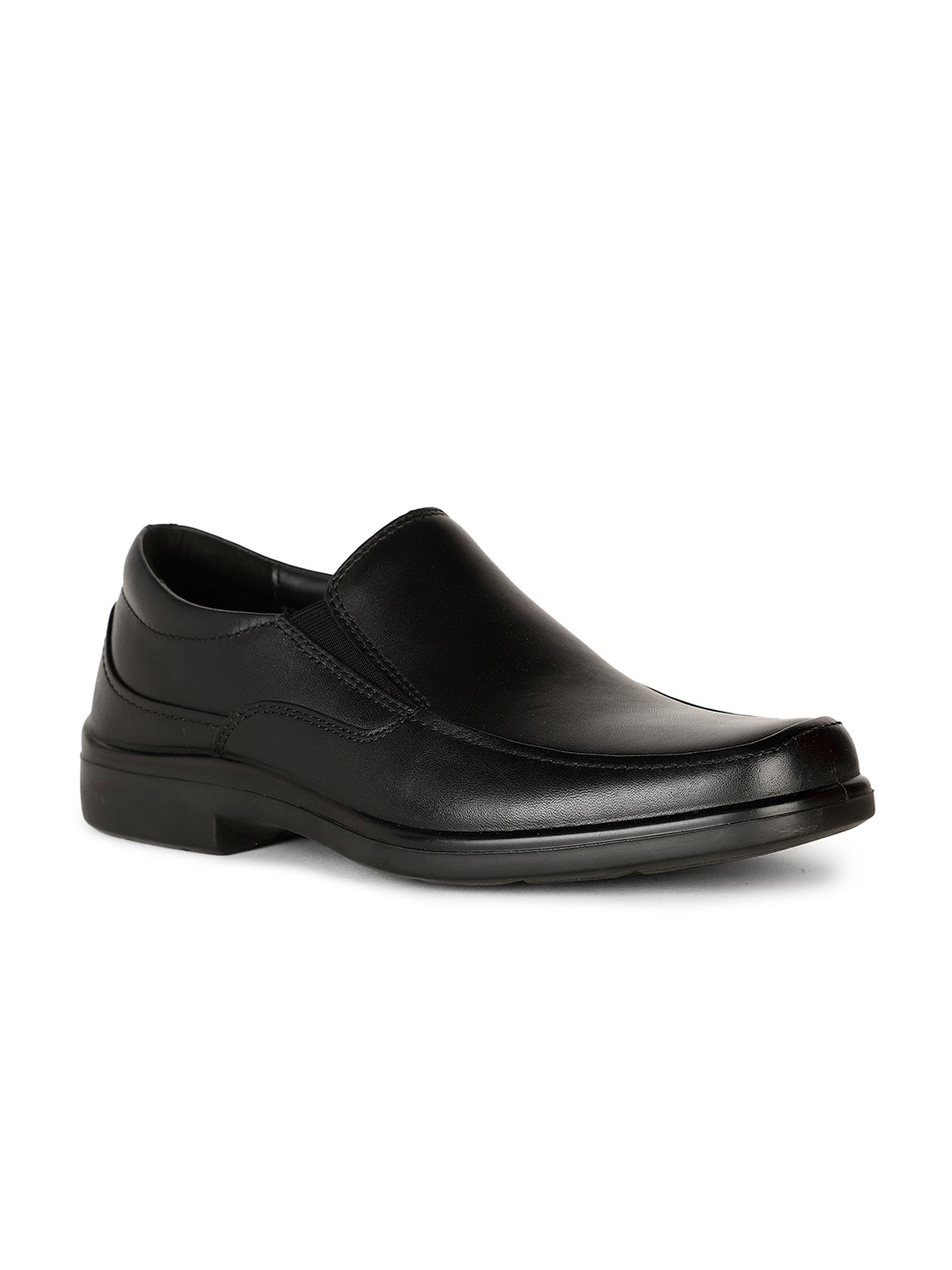 

Hush Puppies Men James Streetsmart Leather Formal Slip-On Shoes, Black