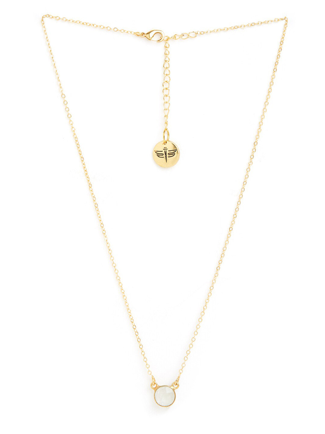 

Tipsyfly Gold-Plated Artificial Stones Necklace