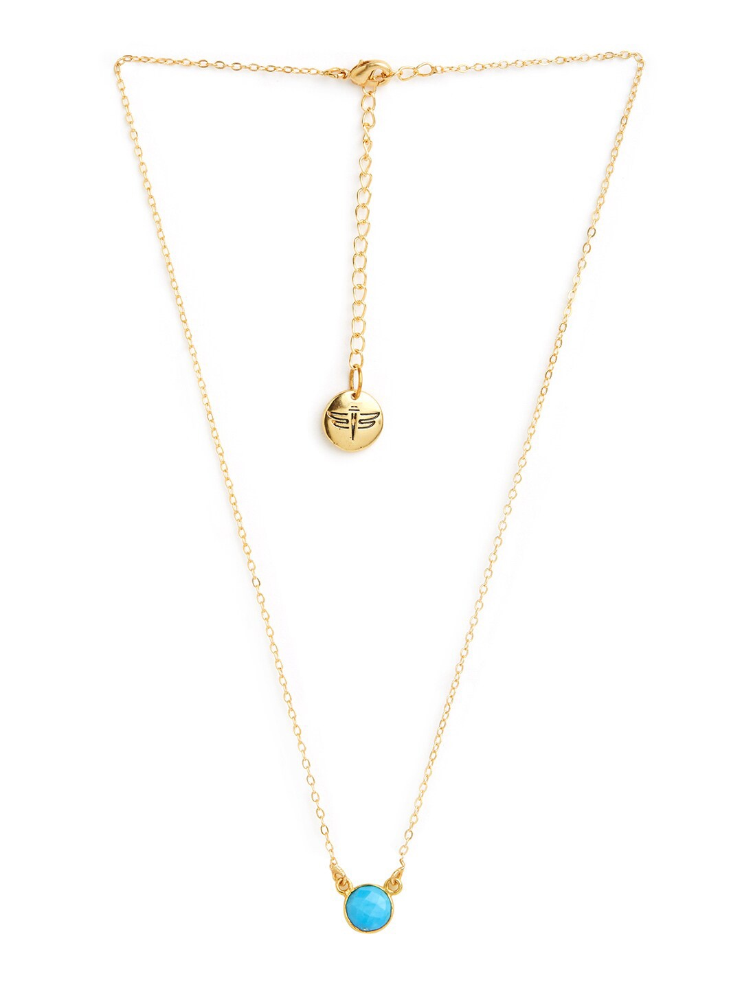

Tipsyfly Gold-Plated Artificial Beads Necklace