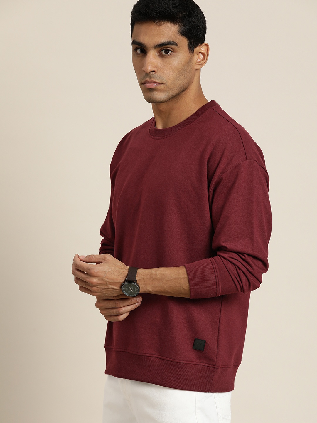 

INVICTUS Regular Fit Pullover Sweatshirt, Maroon