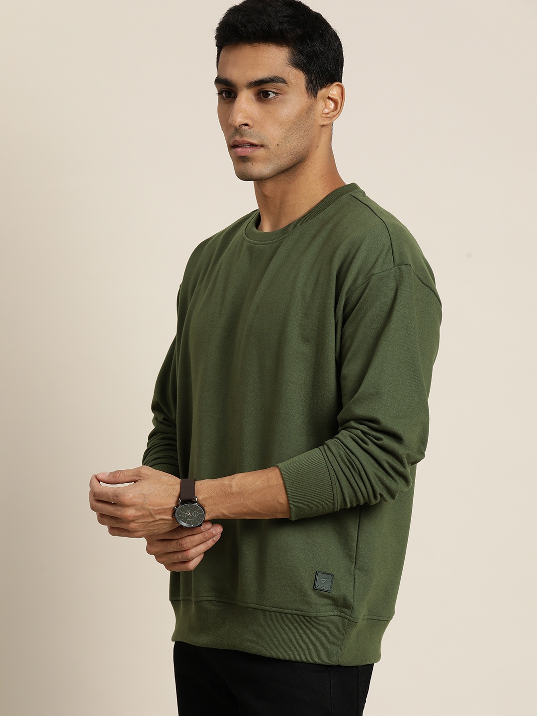 

INVICTUS Drop Shoulder Sweatshirt, Olive