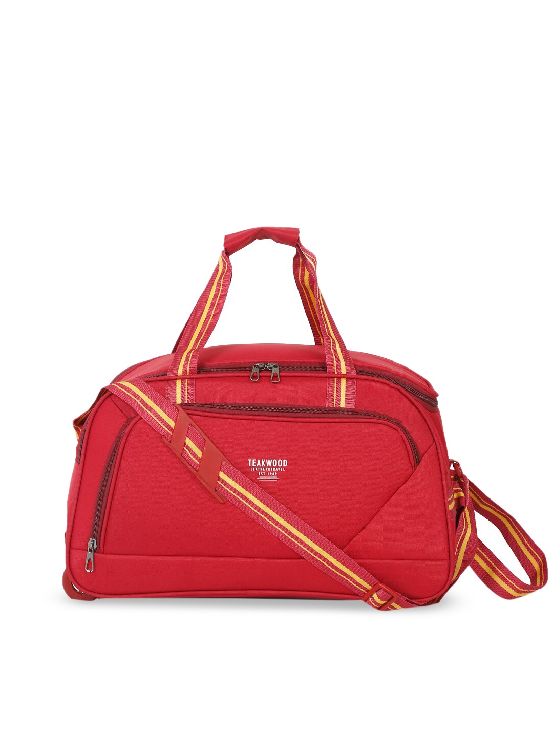 

Teakwood Leathers Large Duffel Bag, Maroon