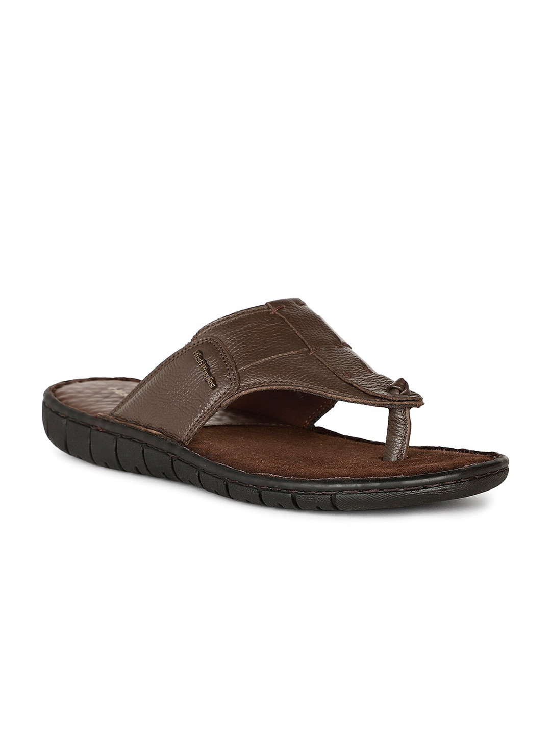 

Hush Puppies Men Sedan Leather Comfort Sandals, Brown