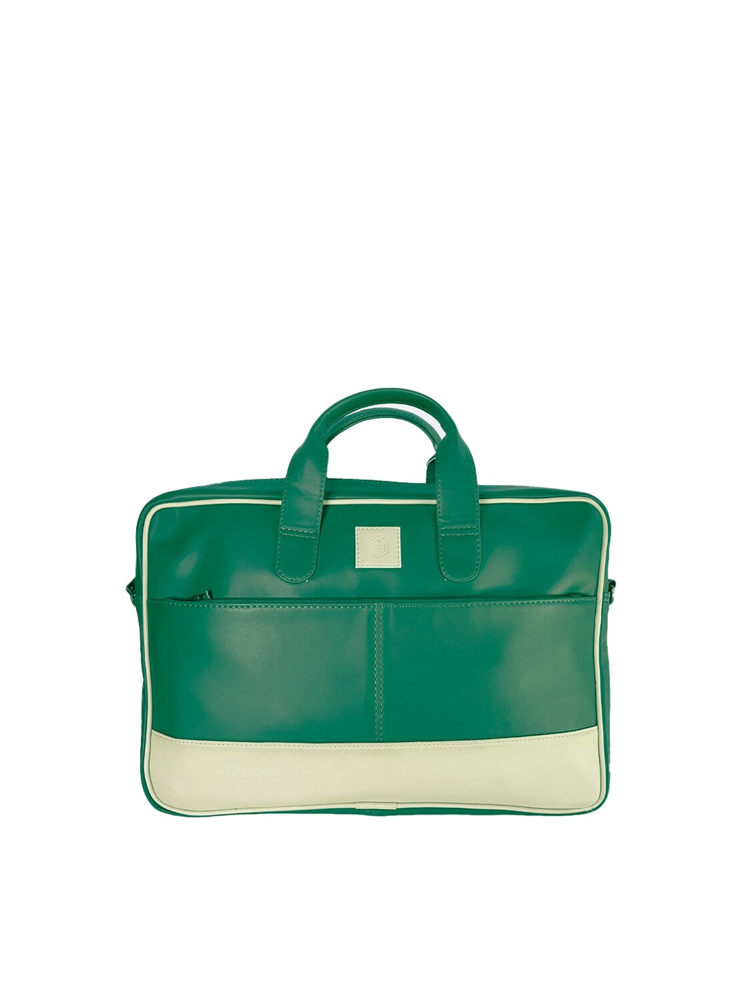 

ARISTA VAULT Leather Water Resistant Laptop Bag, Green