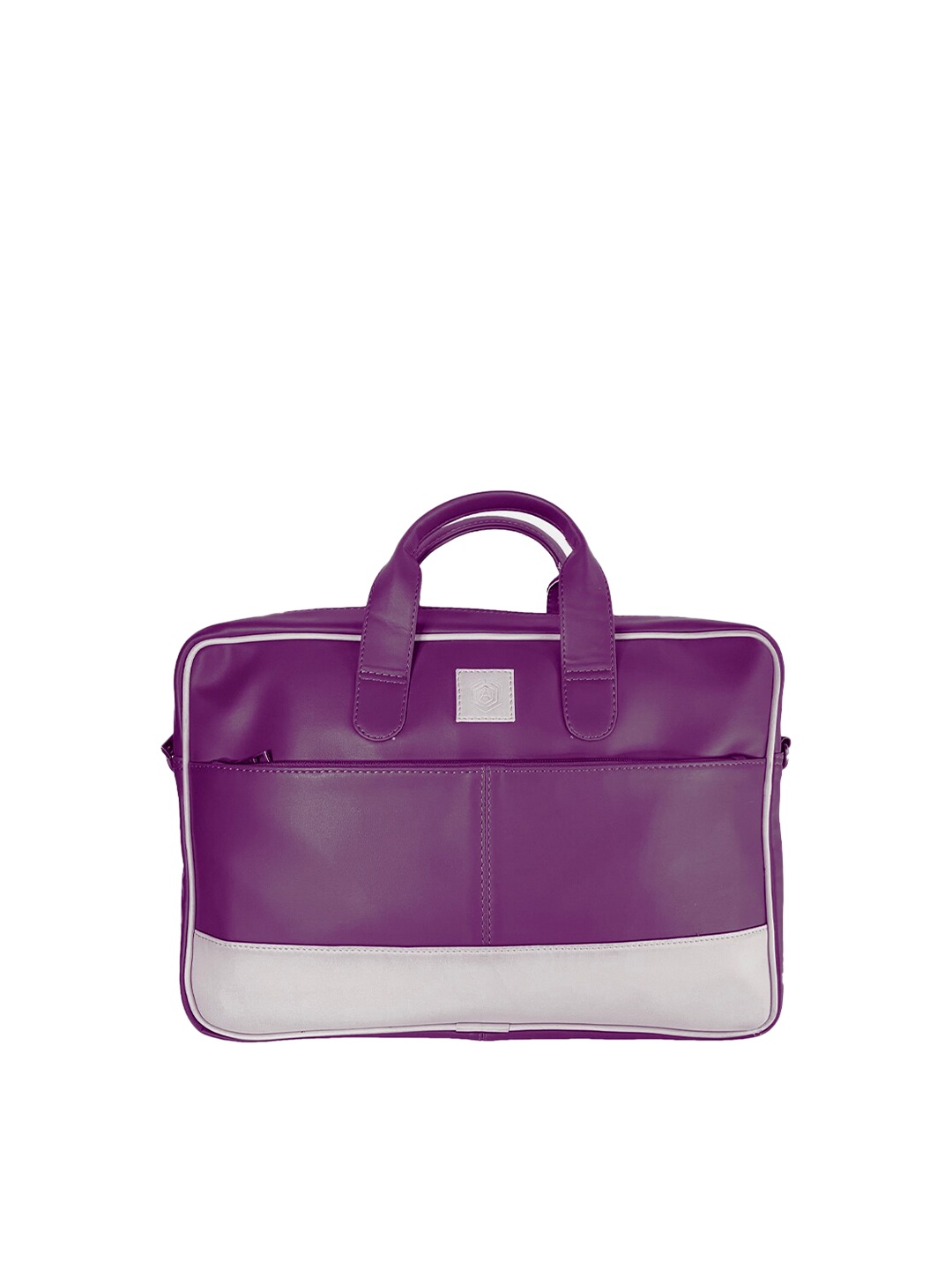 

ARISTA VAULT Leather Water Resistant Laptop Bag, Magenta