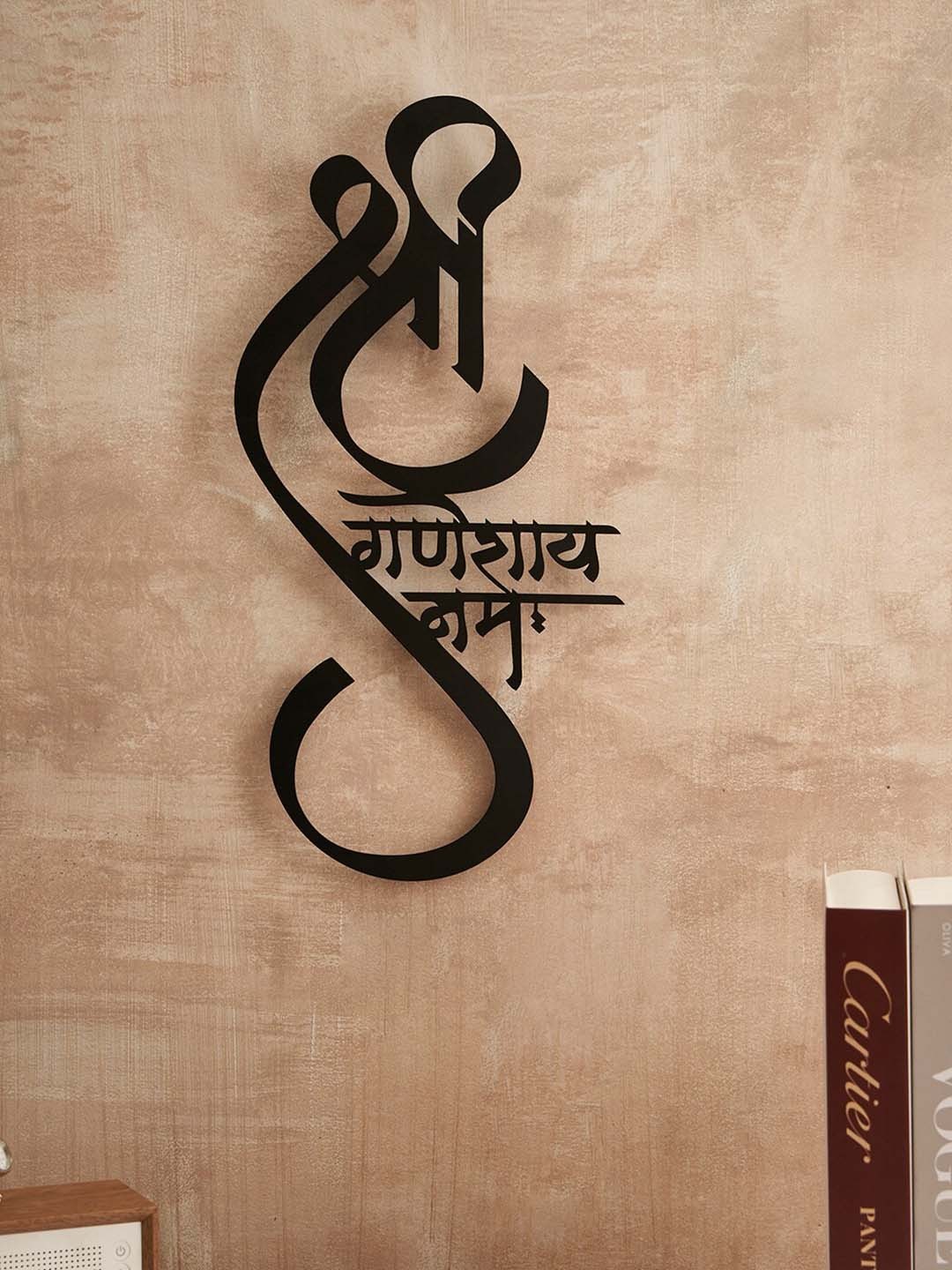 

DecorTwist Black Metal Shree Ganesh Wall Art for Wall Decoration