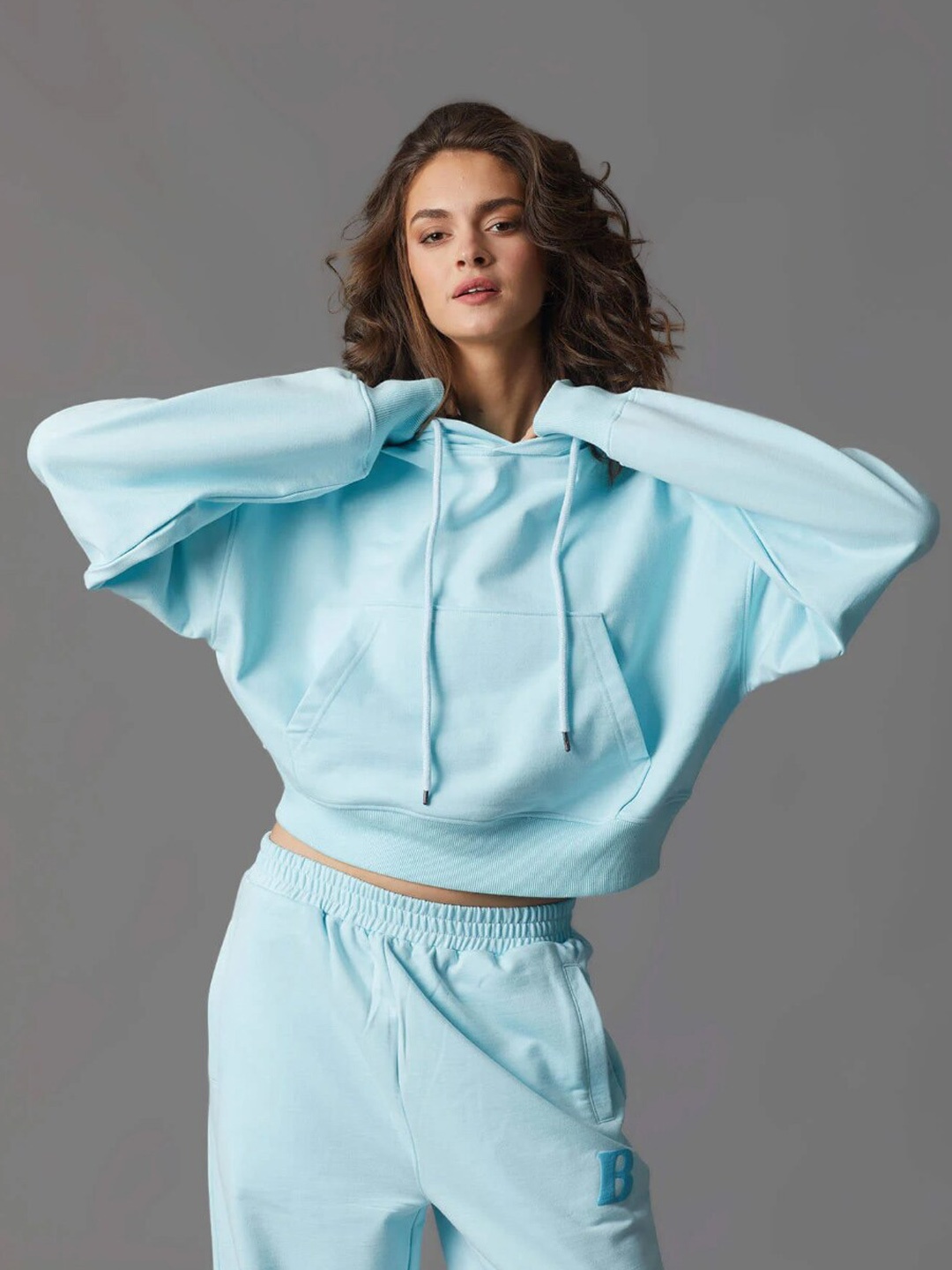 

Bonkers Corner Blue Crop Top With Jogger