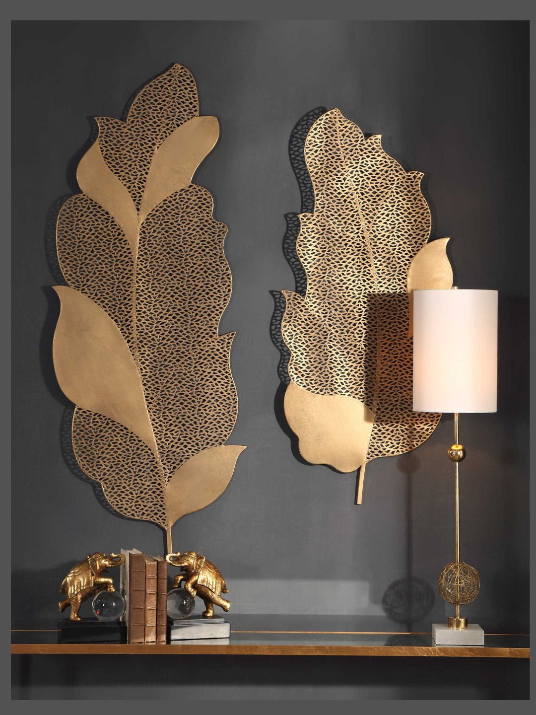 

The Art House Beige Textured Metal Wall Art
