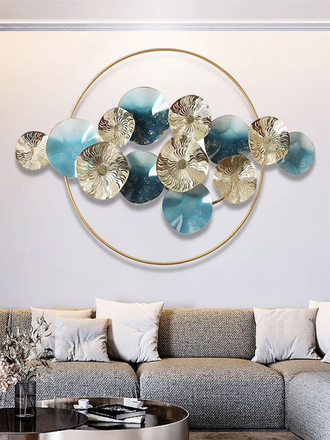 

The Art House Metal Wall Art, Gold