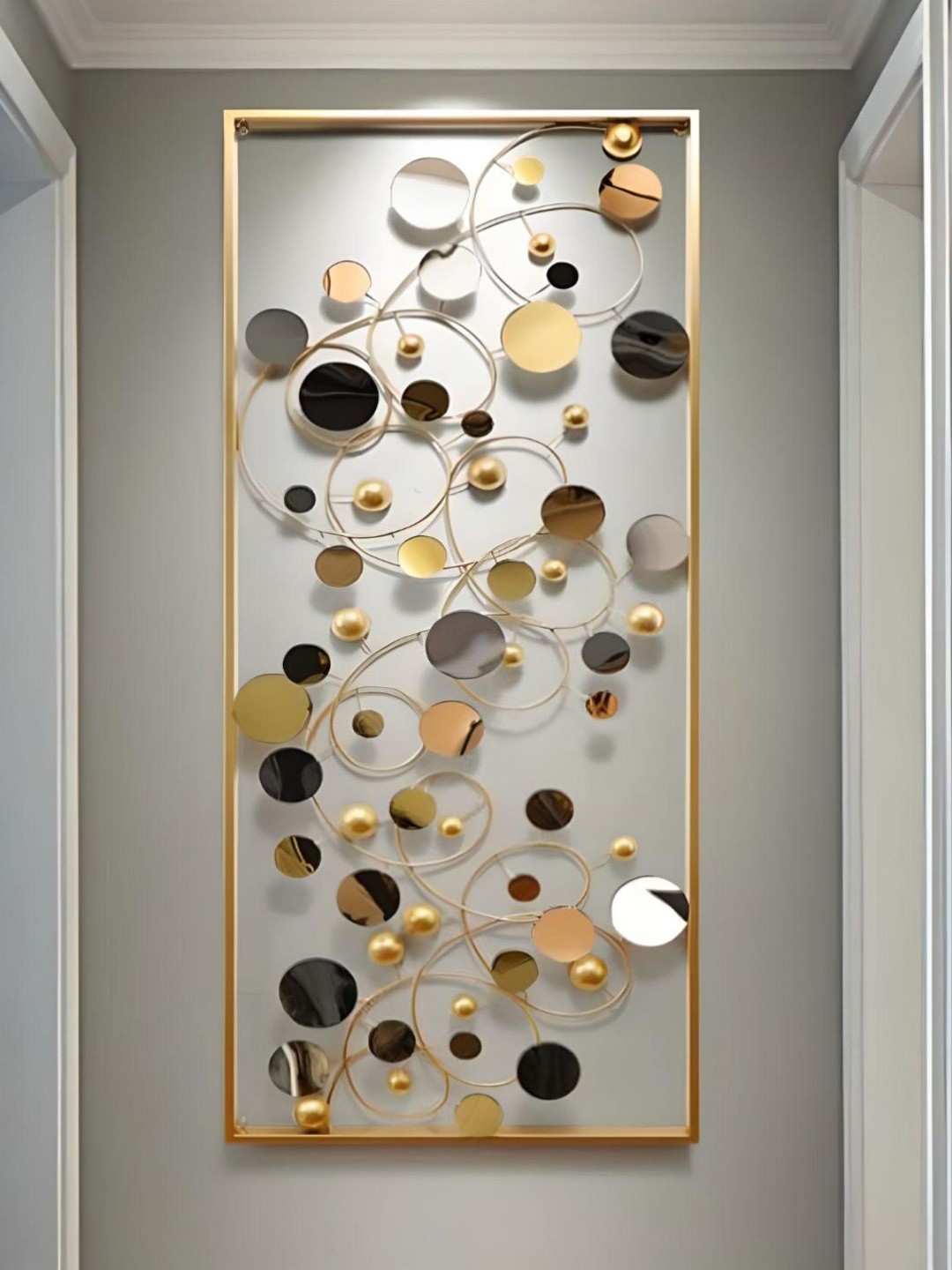 

The Art House Gold Toned Quirky Metal Wall Art