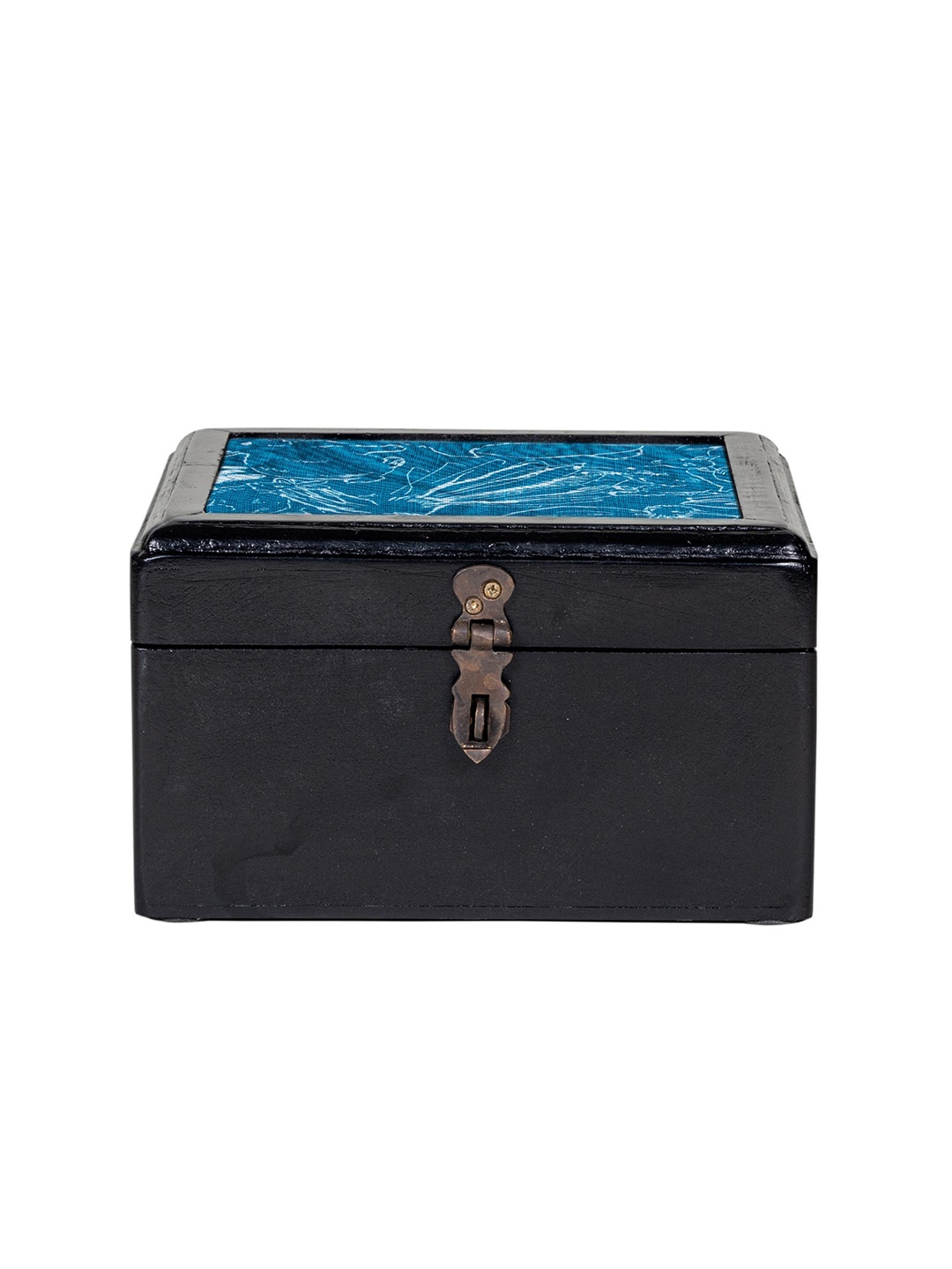 

Contrast Living Black Printed Wooden Jewellery Organizer