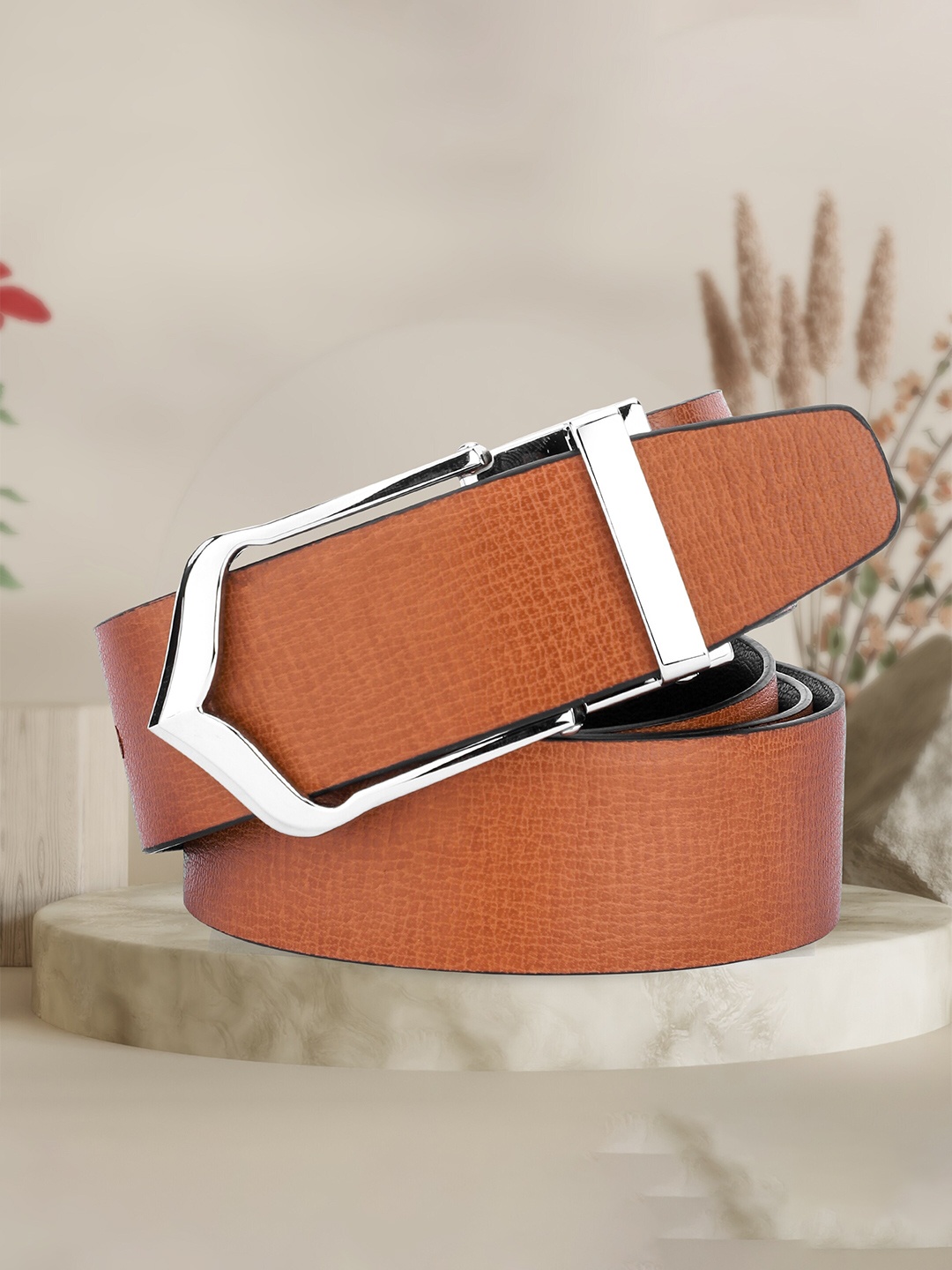 

Kastner Men Textured Casual Belt, Tan