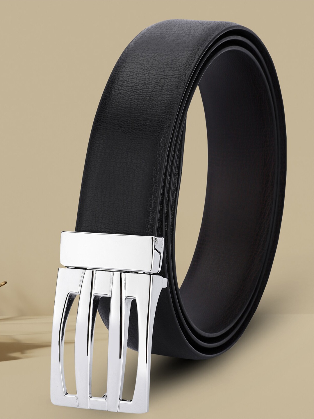 

Kastner Men Textured Wide Belt, Black