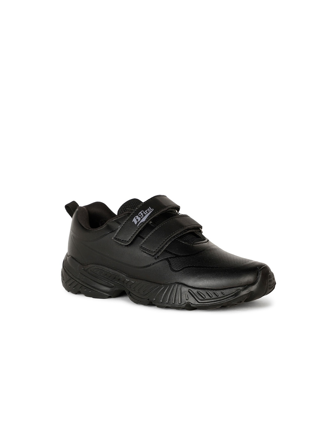 

Bata Kids Textured Velcro Sneakers, Black