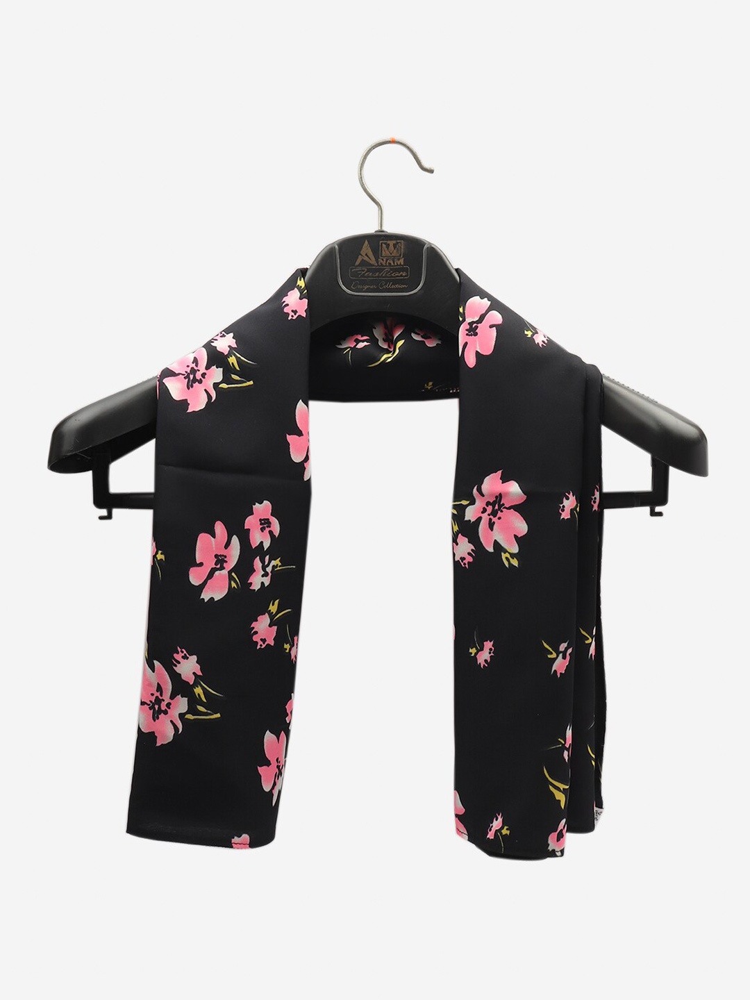 

XOXO Design Women Floral Printed Scarf, Black