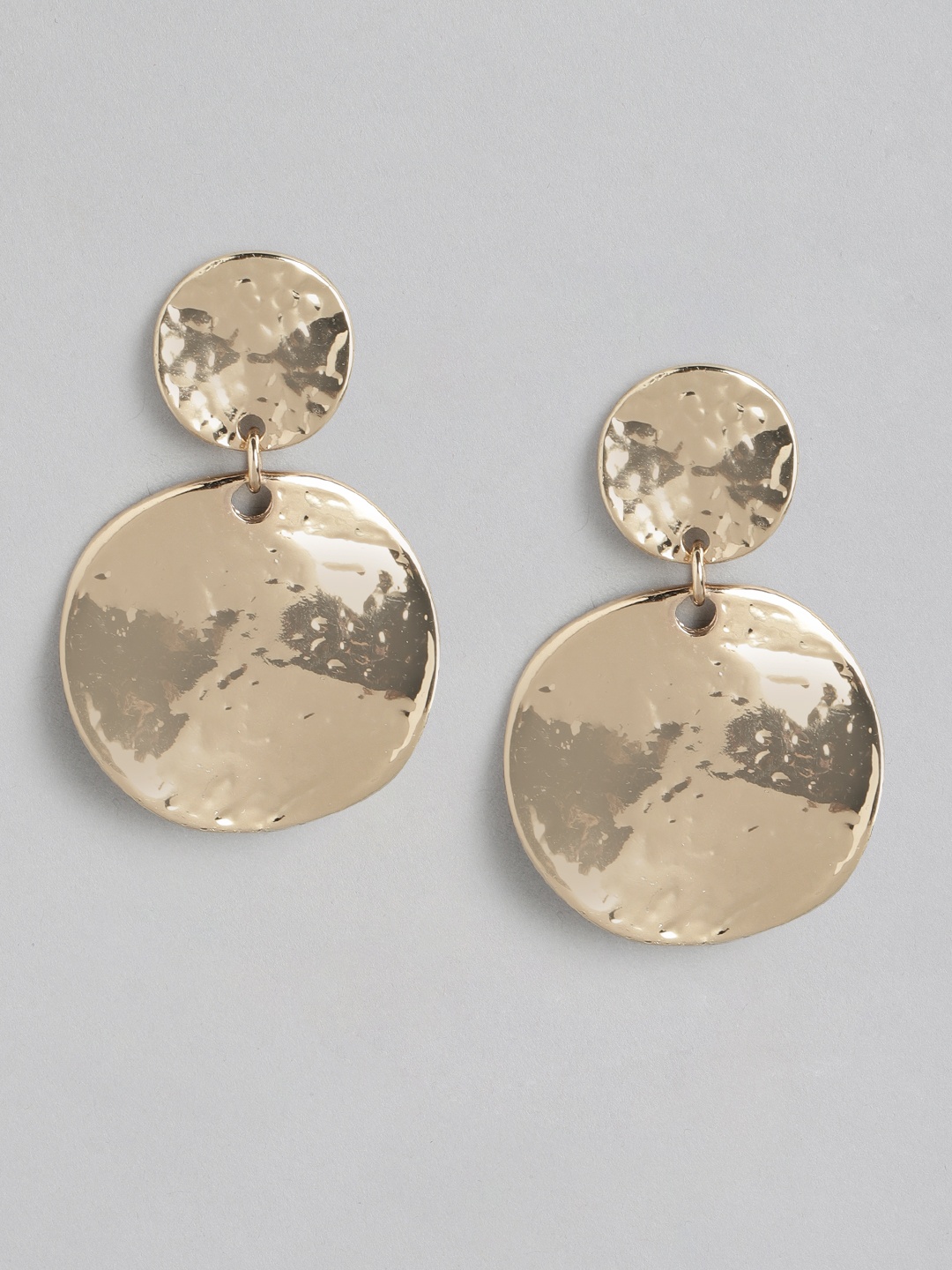 

Forever New Gold-Plated Circular Drop Earrings