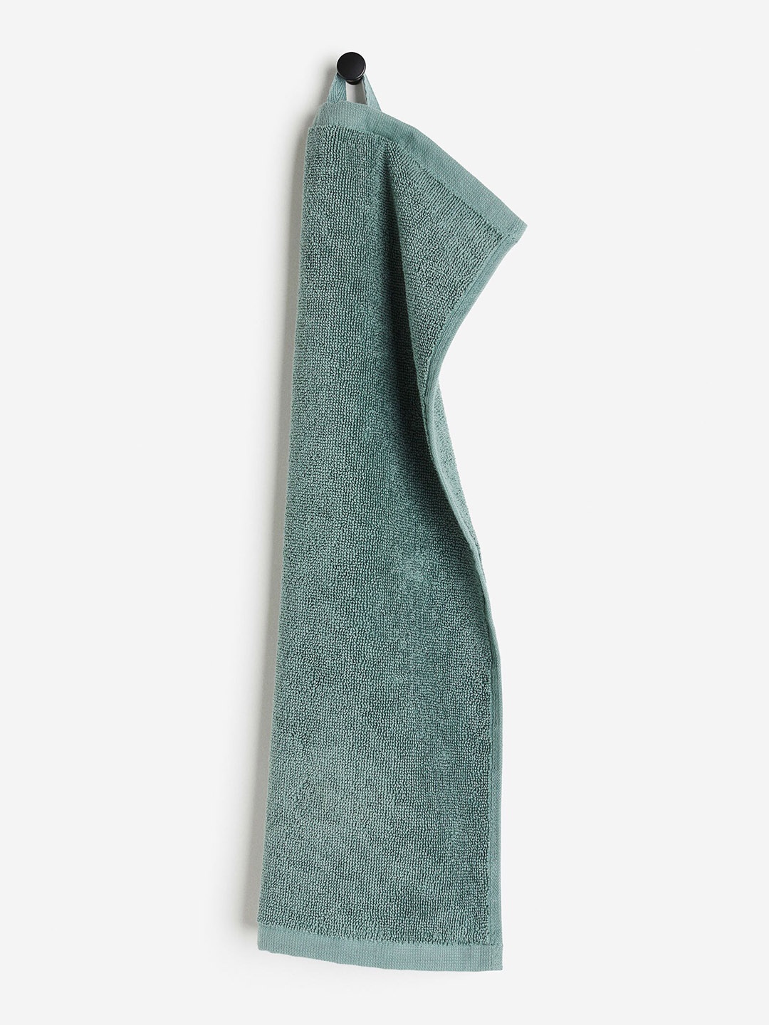 

H&M Green Cotton Terry Guest Towel