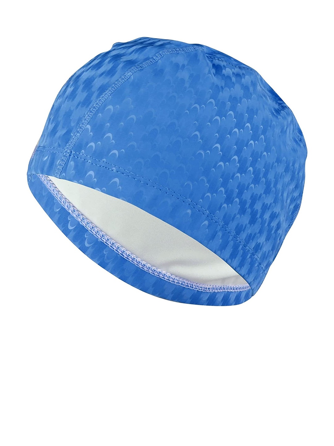 

EL REGALO Printed Swimming Cap, Blue
