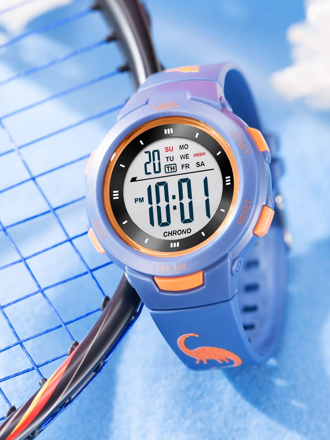 

V2A Kids Dial & Straps Digital Multi-Function Watch DK8217P-Dino-Blue