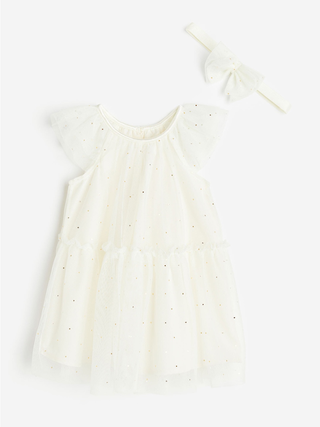 

H&M Girls 2-Piece Dress Set, Off white