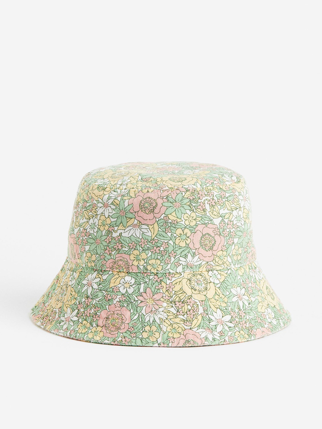 

H&M Women Cotton Bucket Hat, Green