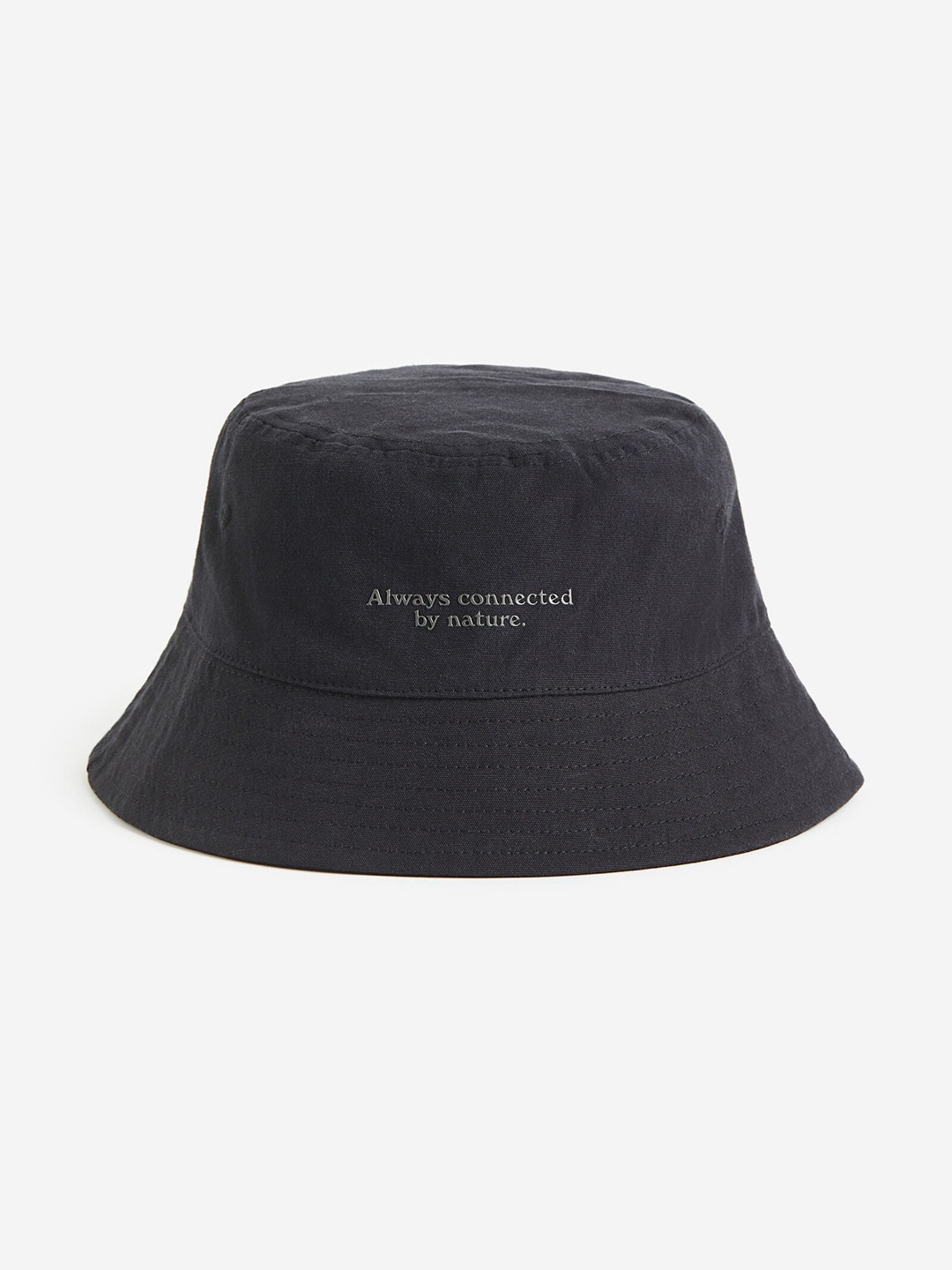 

H&M Men Cotton Bucket Hat, Black