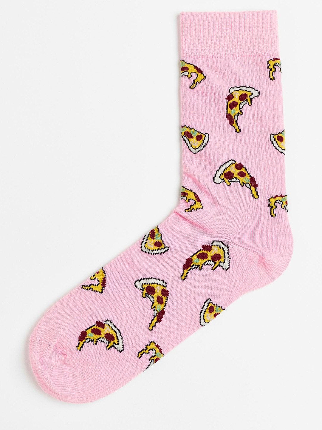 

H&M Men Patterned Socks, Pink
