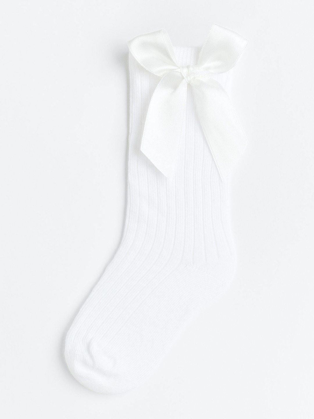 

H&M Girls Knee Socks, White