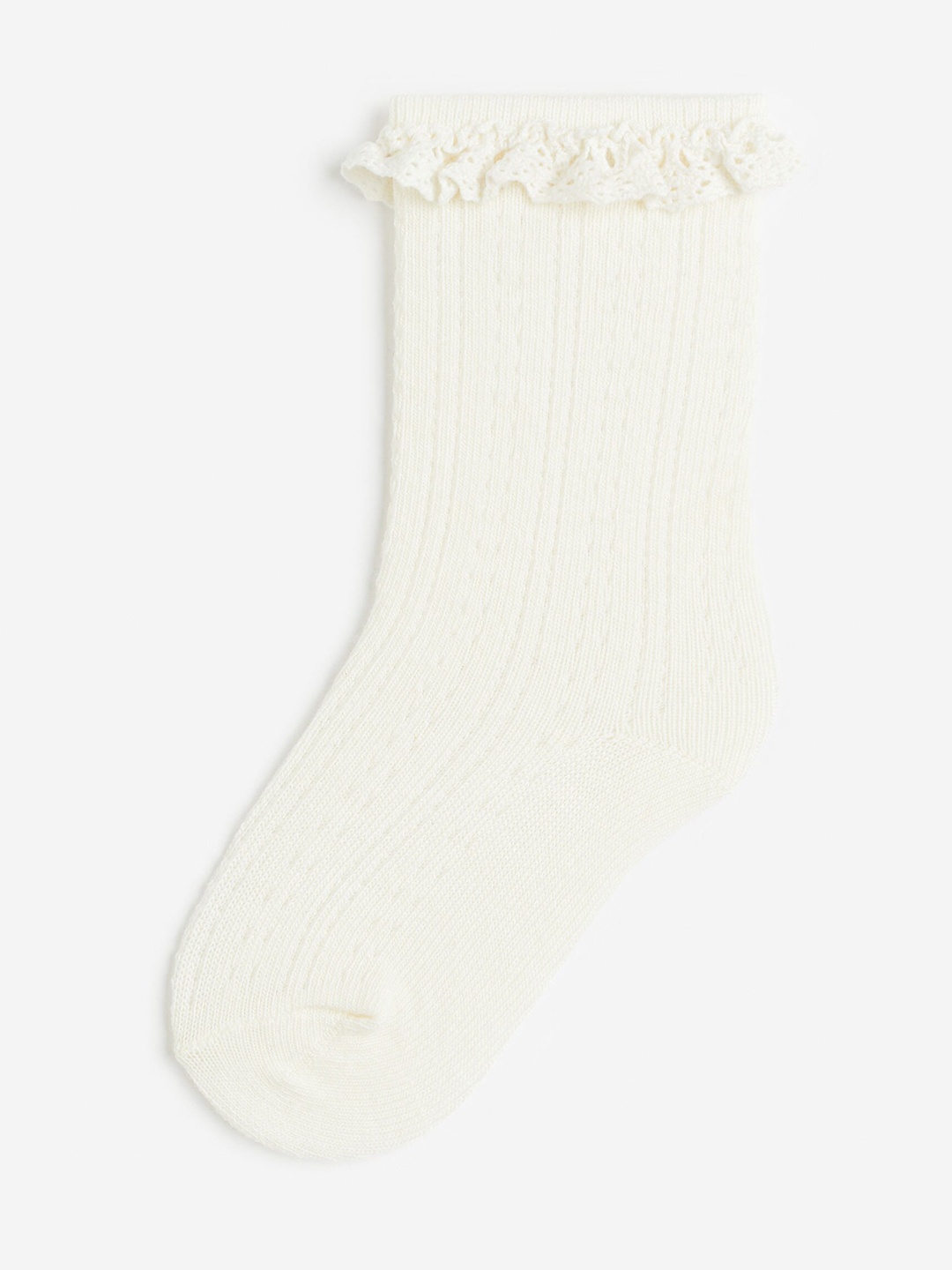 

H&M Infant Girls Knee Socks, White