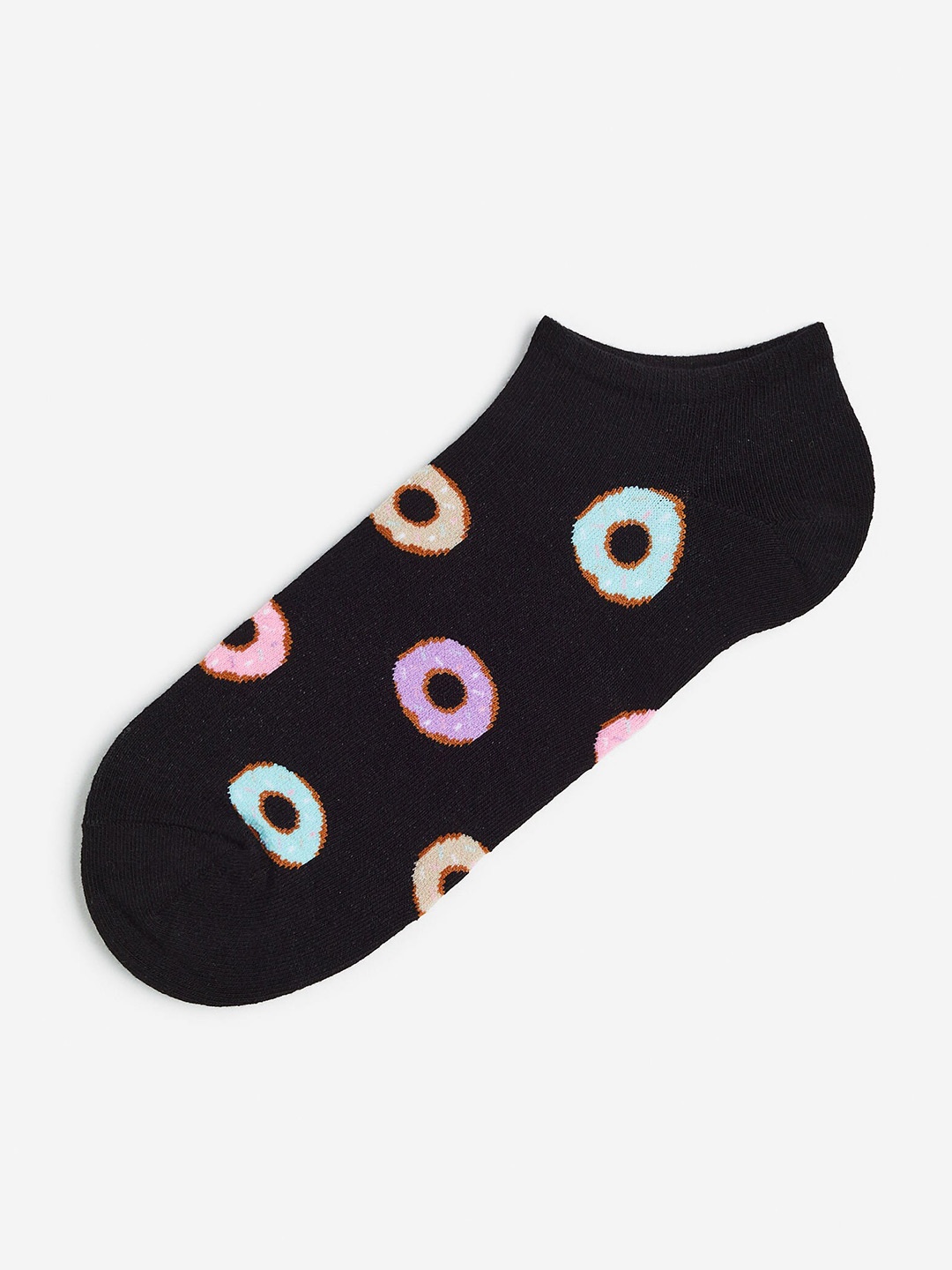 

H&M Men Ankle Socks, Black