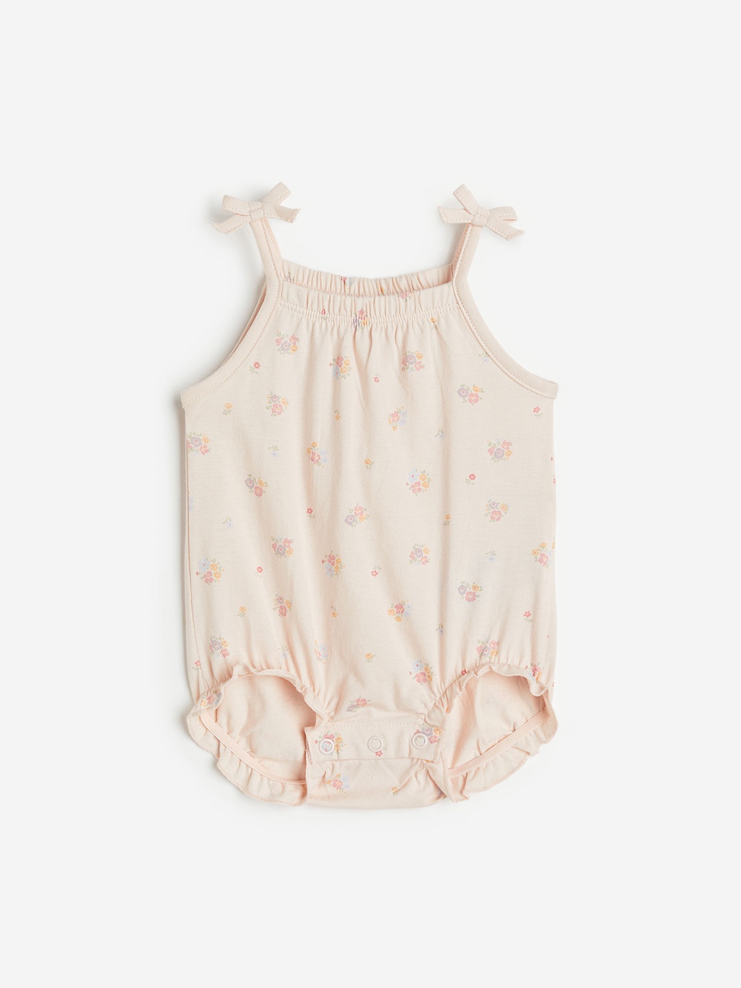 

H&M Infants Boys Sleeveless Cotton Romper Suit, Pink