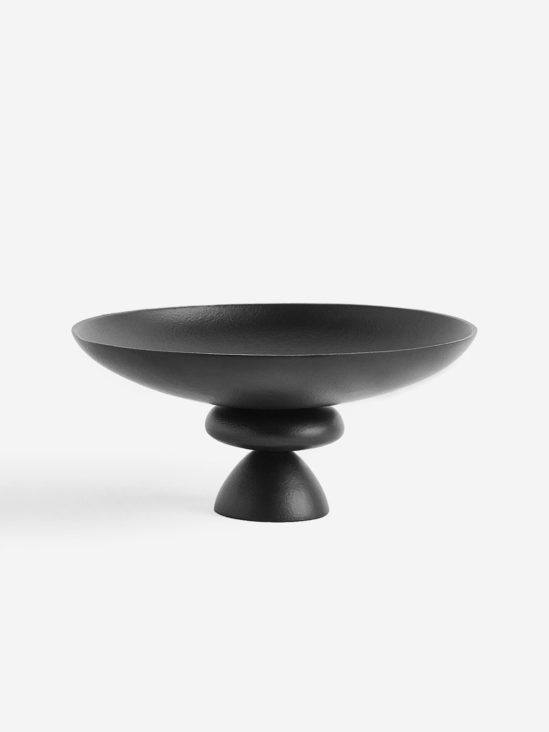 

H&M Black Sculptural Metal Bowl