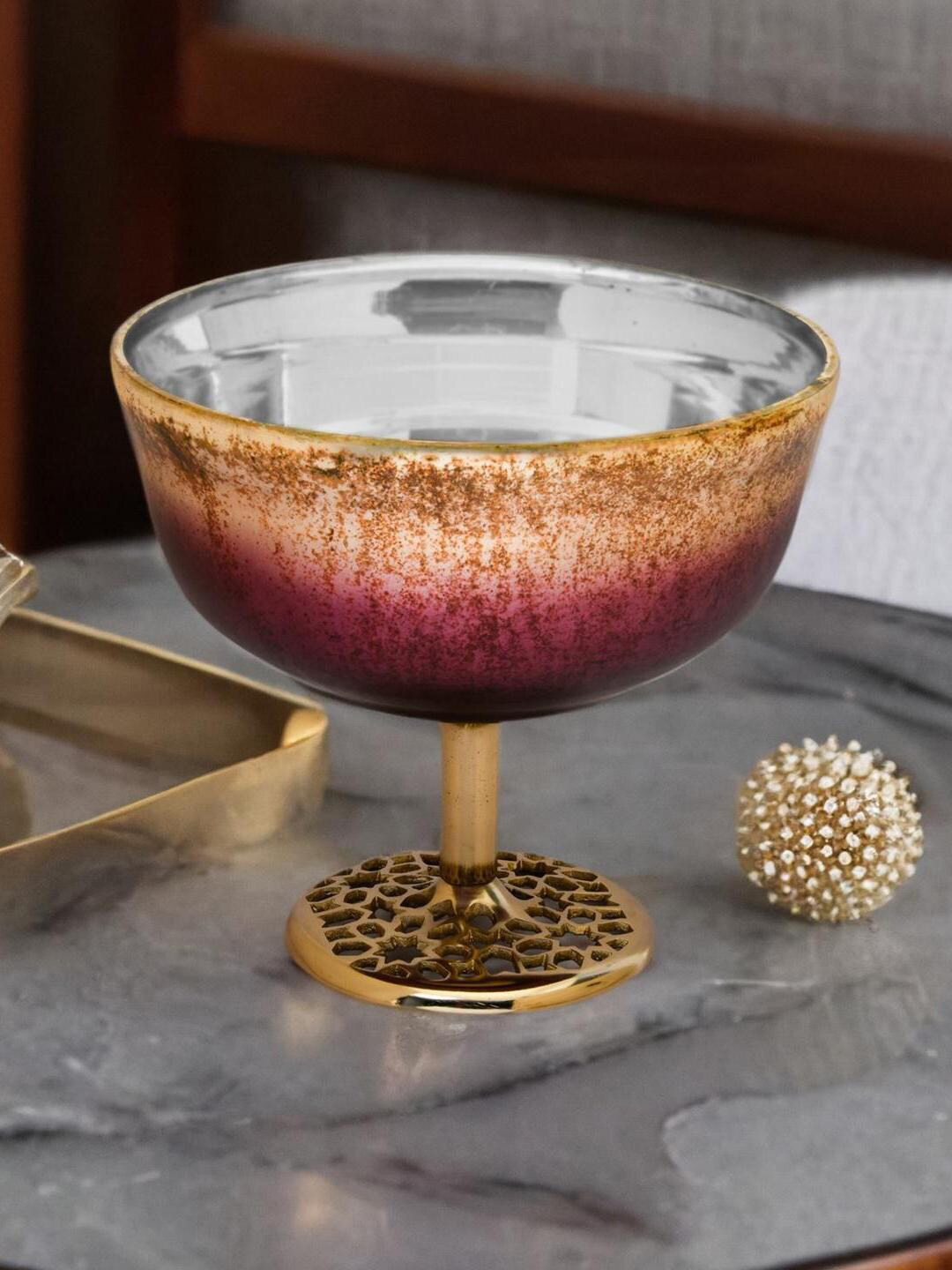 

Athome by Nilkamal Pink Decorative Bowl