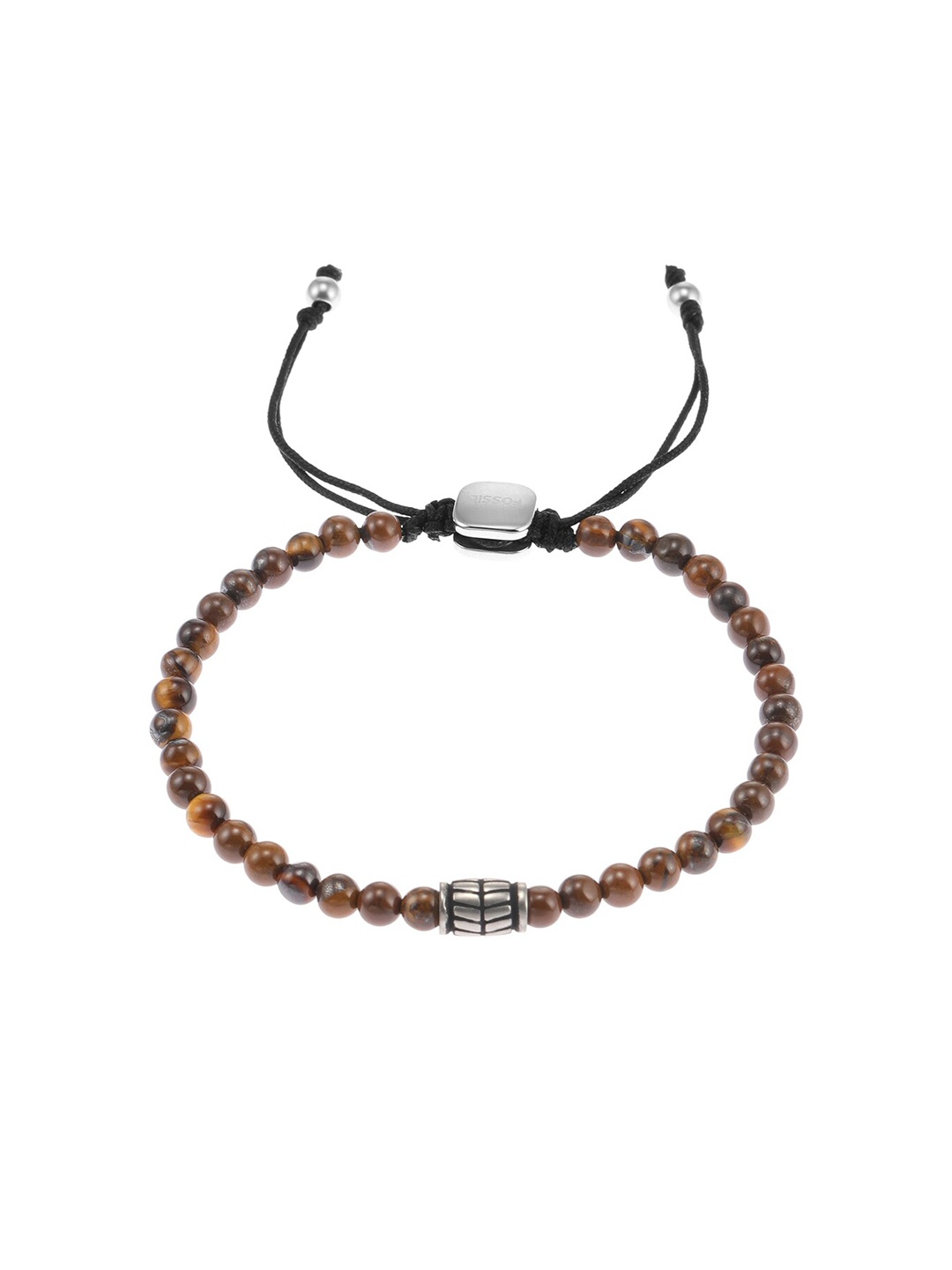 

Fossil Men Elasticated Bracelet, Silver
