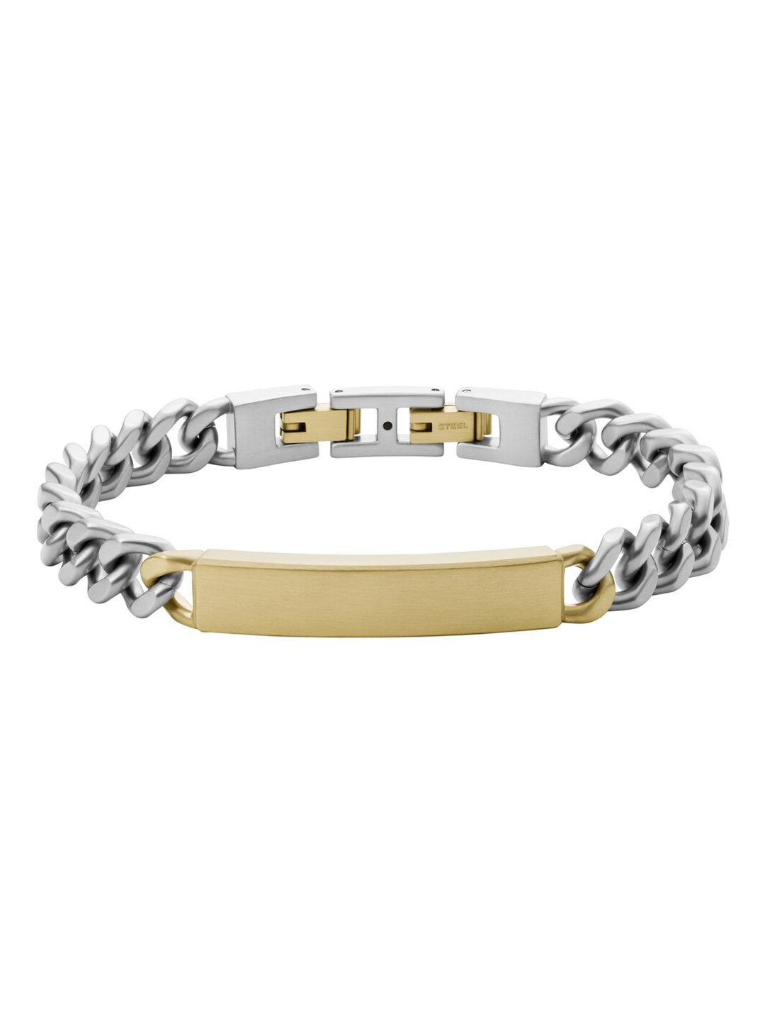 

Fossil Men Silver-Plated Link Bracelet