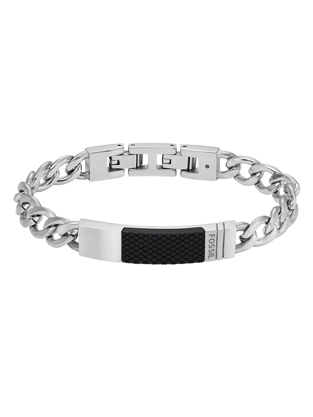 

Fossil Men Stainless Steel Link Bracelet, Silver