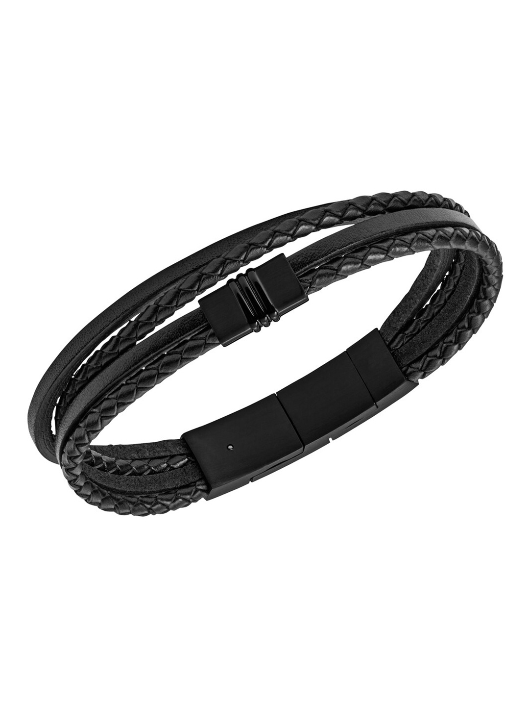 

Fossil Men Link Bracelet, Black