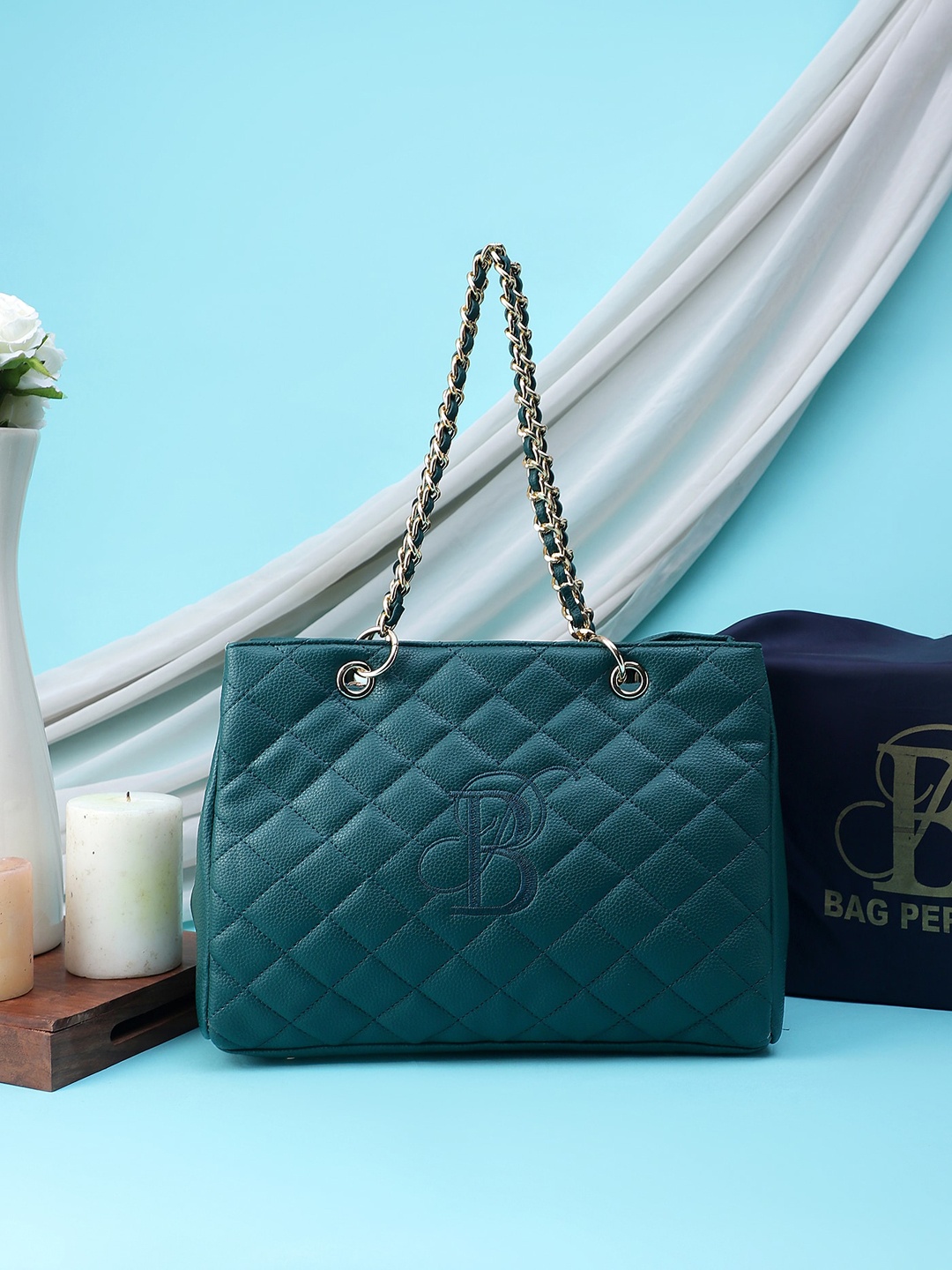 

Bag Pepper Quilted Shopper Shoulder Bag, Green