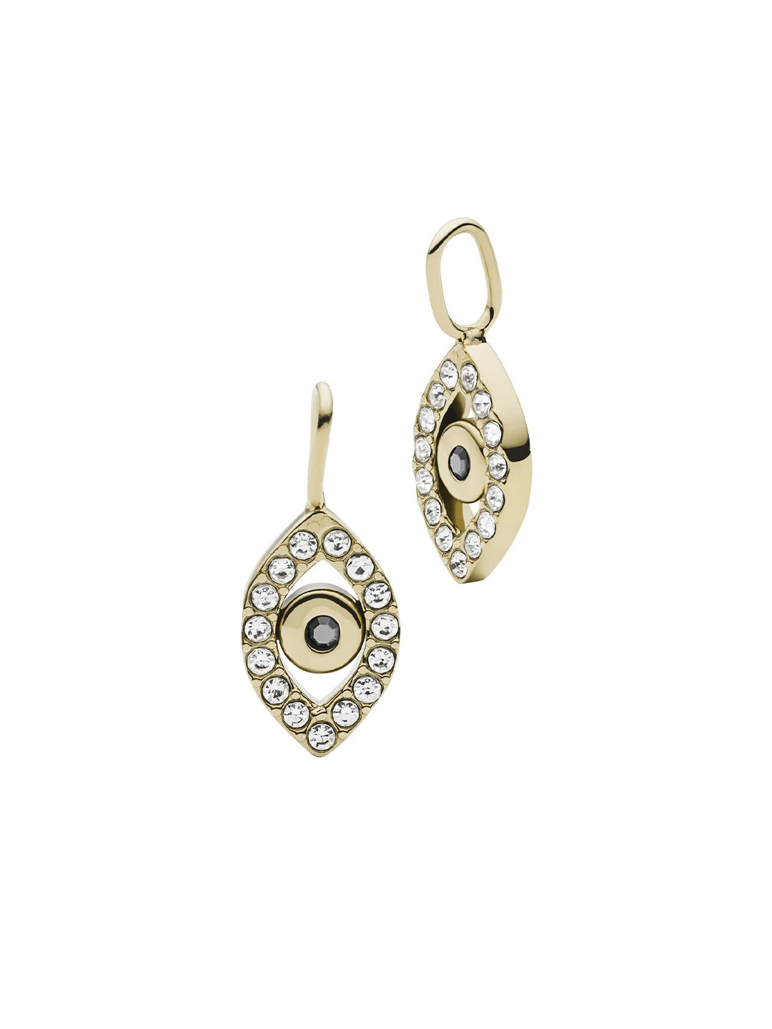 

Fossil Evil Eye Stainless Steel Charm, Gold