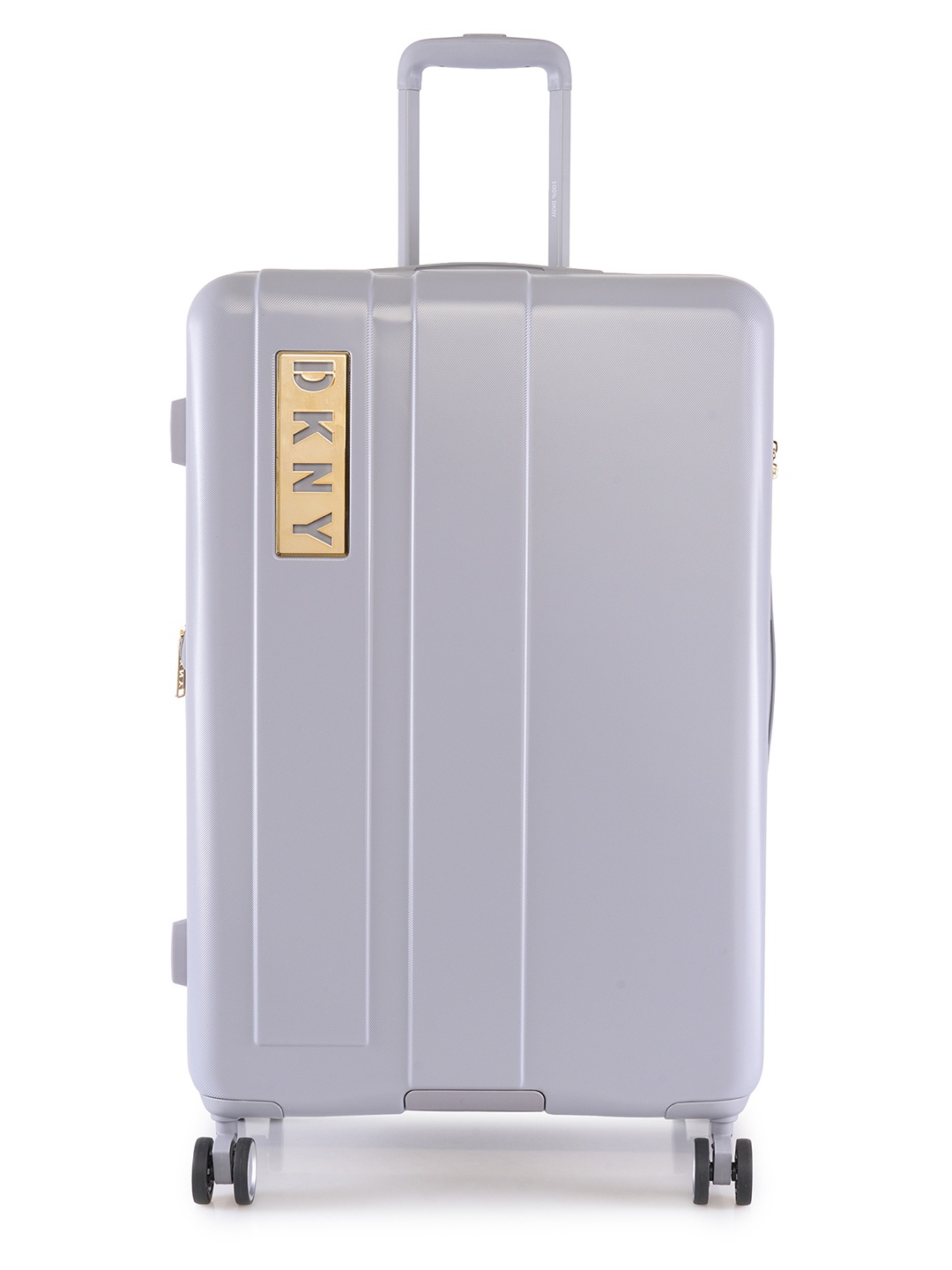 

DKNY CITY BLOCK Range White Silver and Gold 28" Large Hard Trolley Bag, Grey