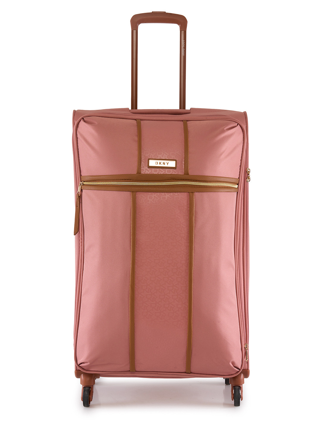 

DKNY-421 Autograph Textured Soft-Sided Large Trolley Bag, Pink