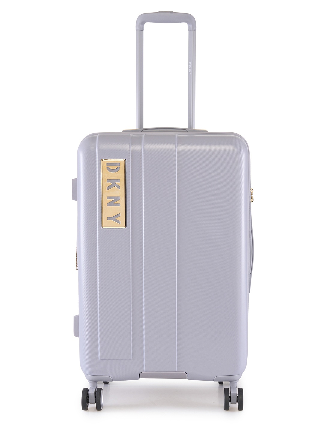 

DKNY City Block White Silver & Gold Hard Case 24" Medium Trolley, Grey